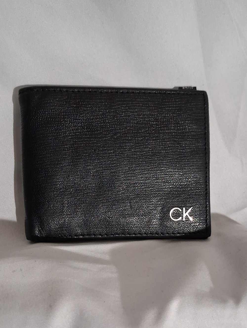 Calvin Klein Black Men's Leather Wallet with CK Logo